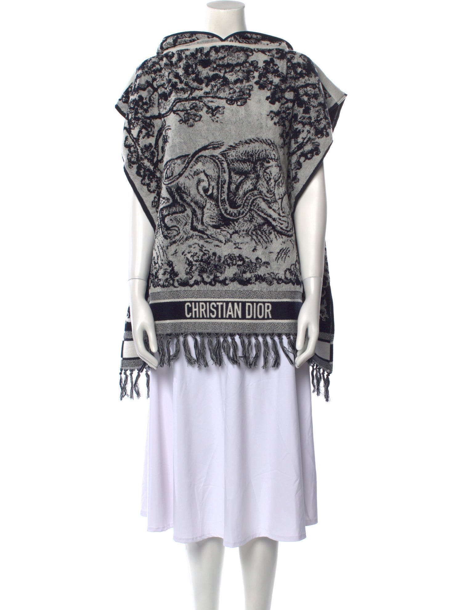 Christian Dior Printed Crew Neck Sweater w/ Tags