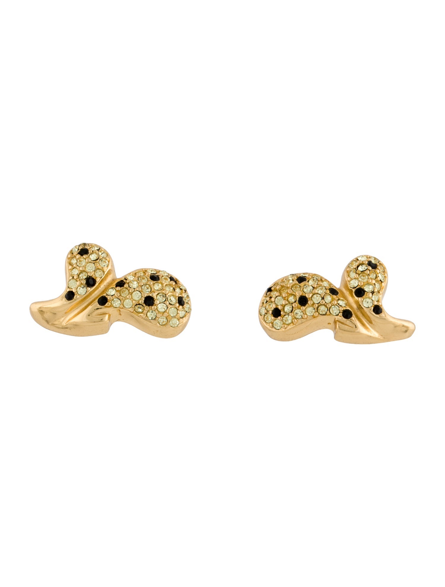 Christian Dior Vintage Crystal Stud Earrings