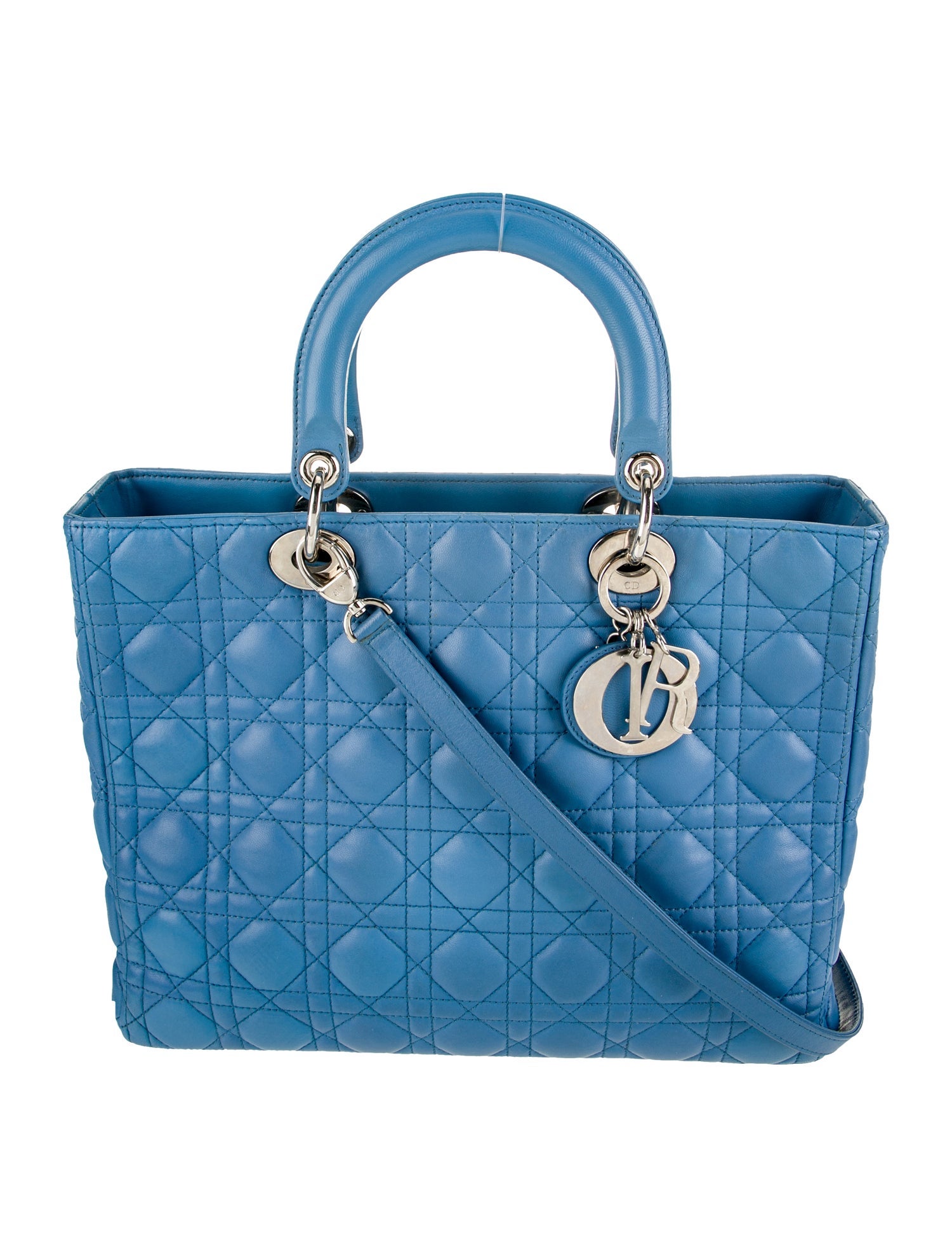 Christian Dior Leather Lady Dior Large