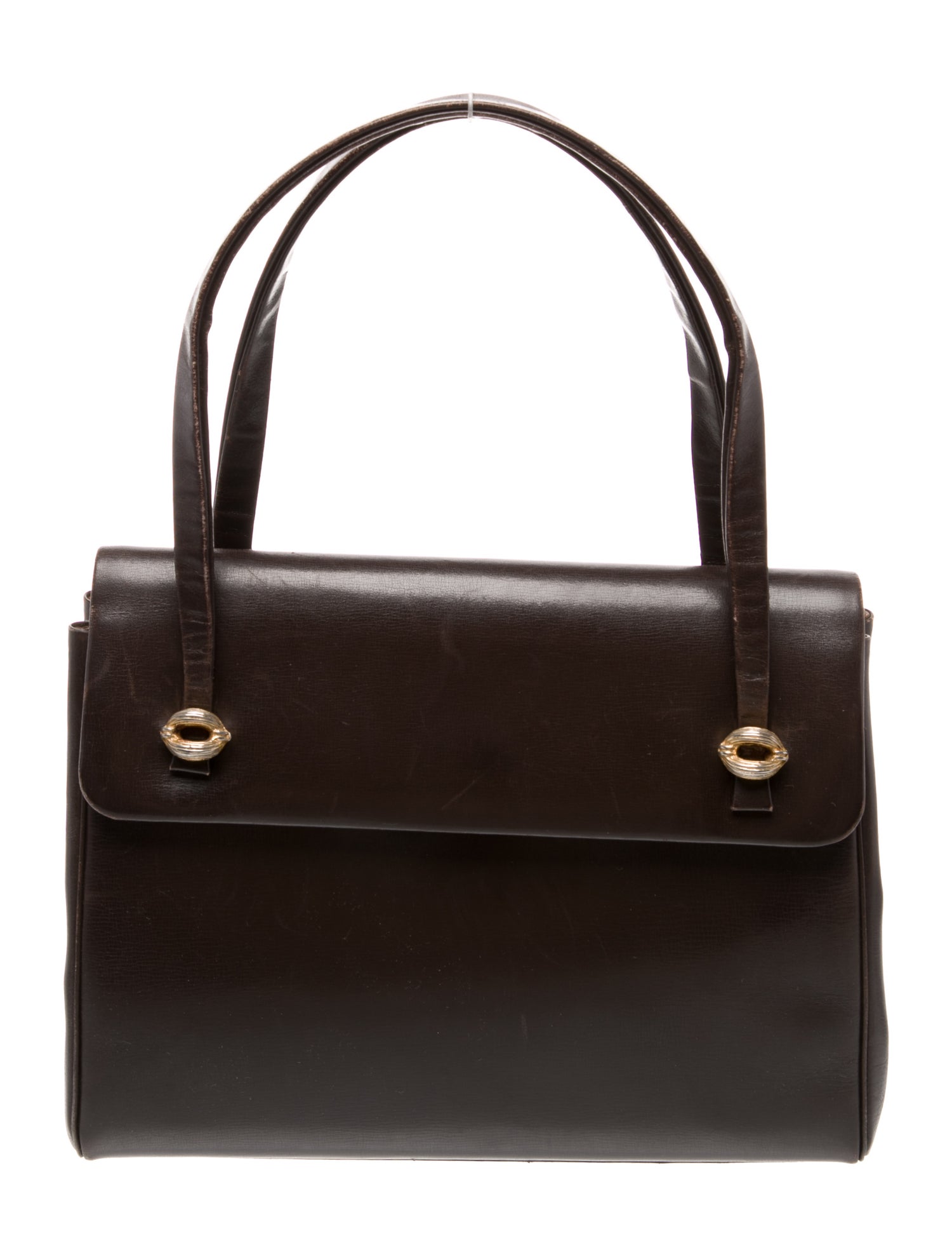 Christian Dior Leather Top Handle Bag Vintage