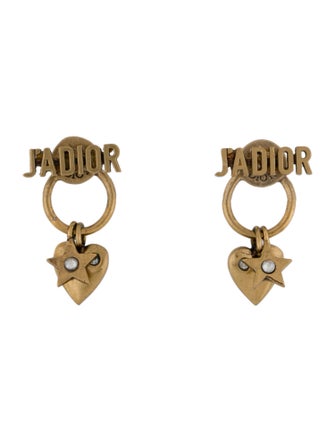 Christian Dior Crystal J'Adior Drop Earrings