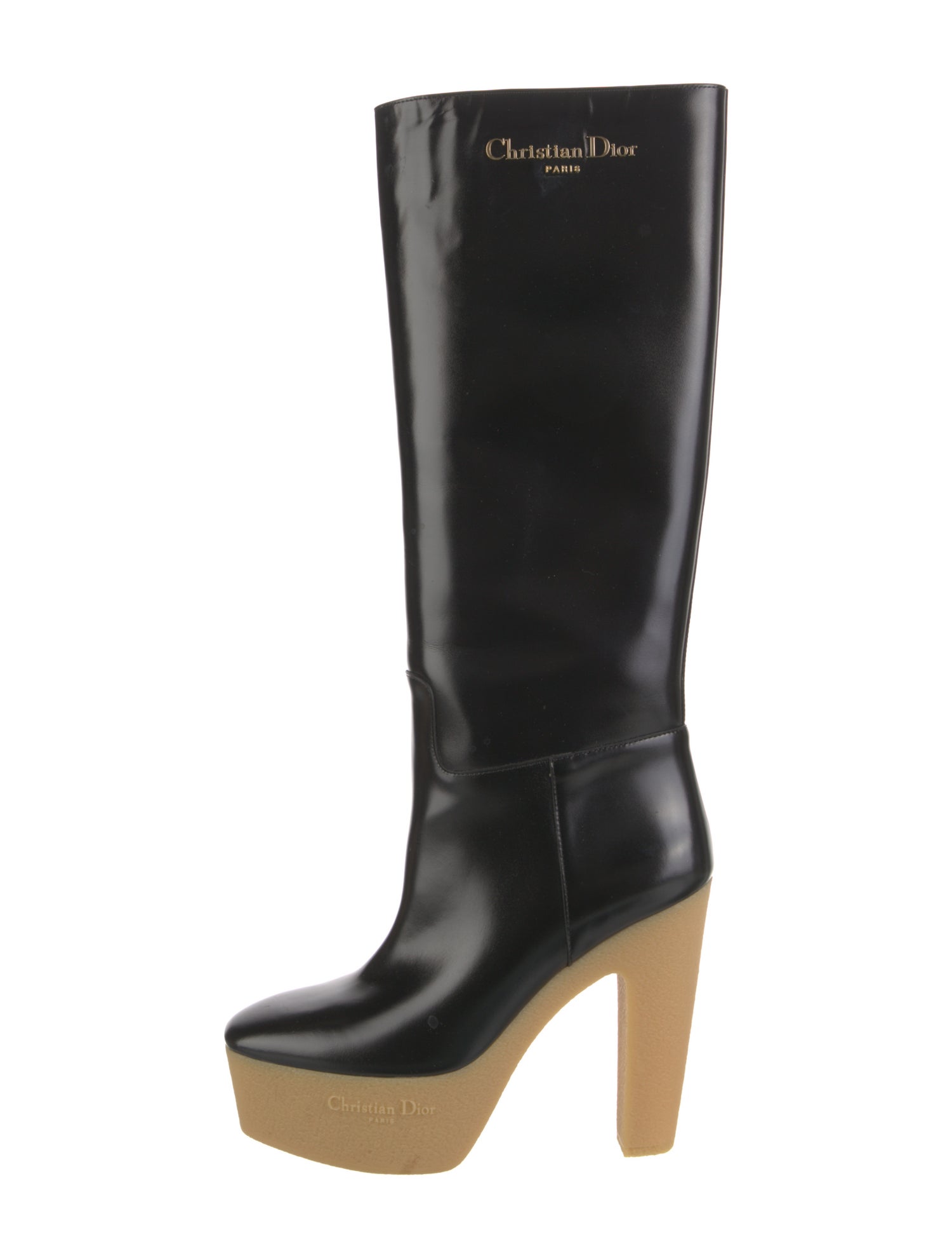 Christian Dior Leather Boots