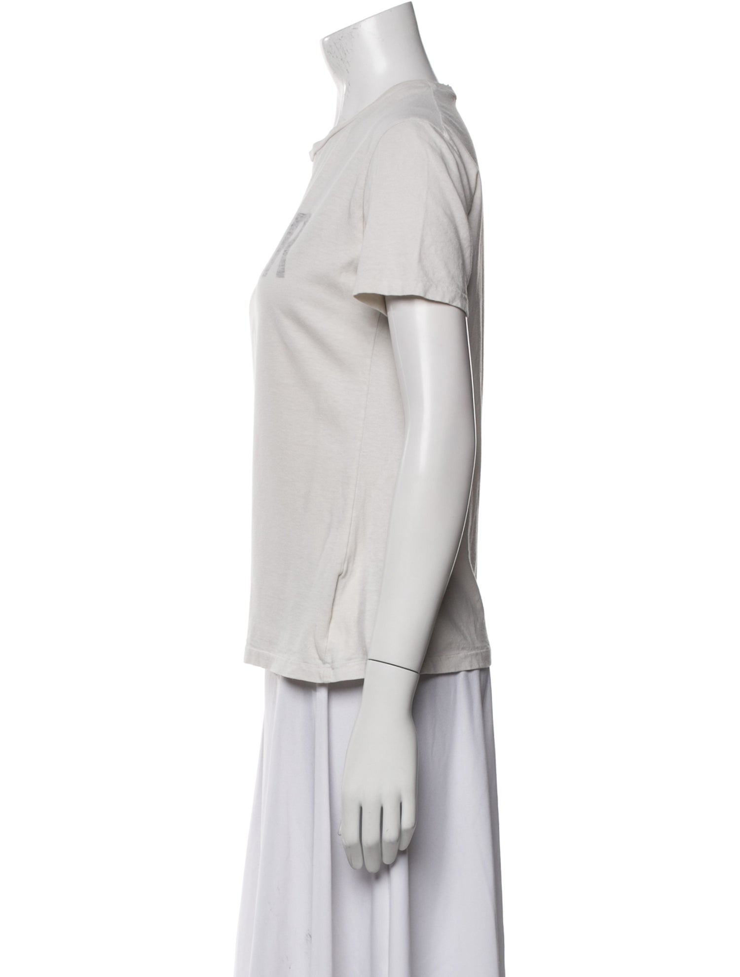 Christian Dior Graphic Print Crew Neck T-Shirt