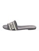 Christian Dior Dway Canvas Slides