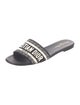 Christian Dior Dway Canvas Slides