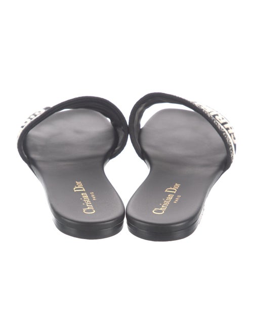 Christian Dior Dway Canvas Slides