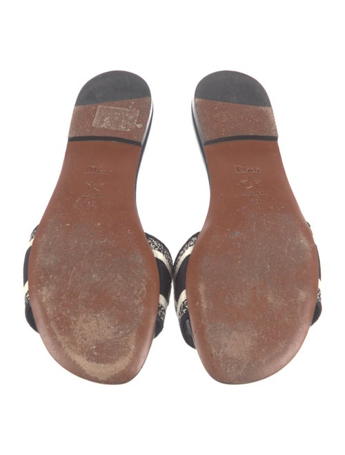 Christian Dior Dway Canvas Slides