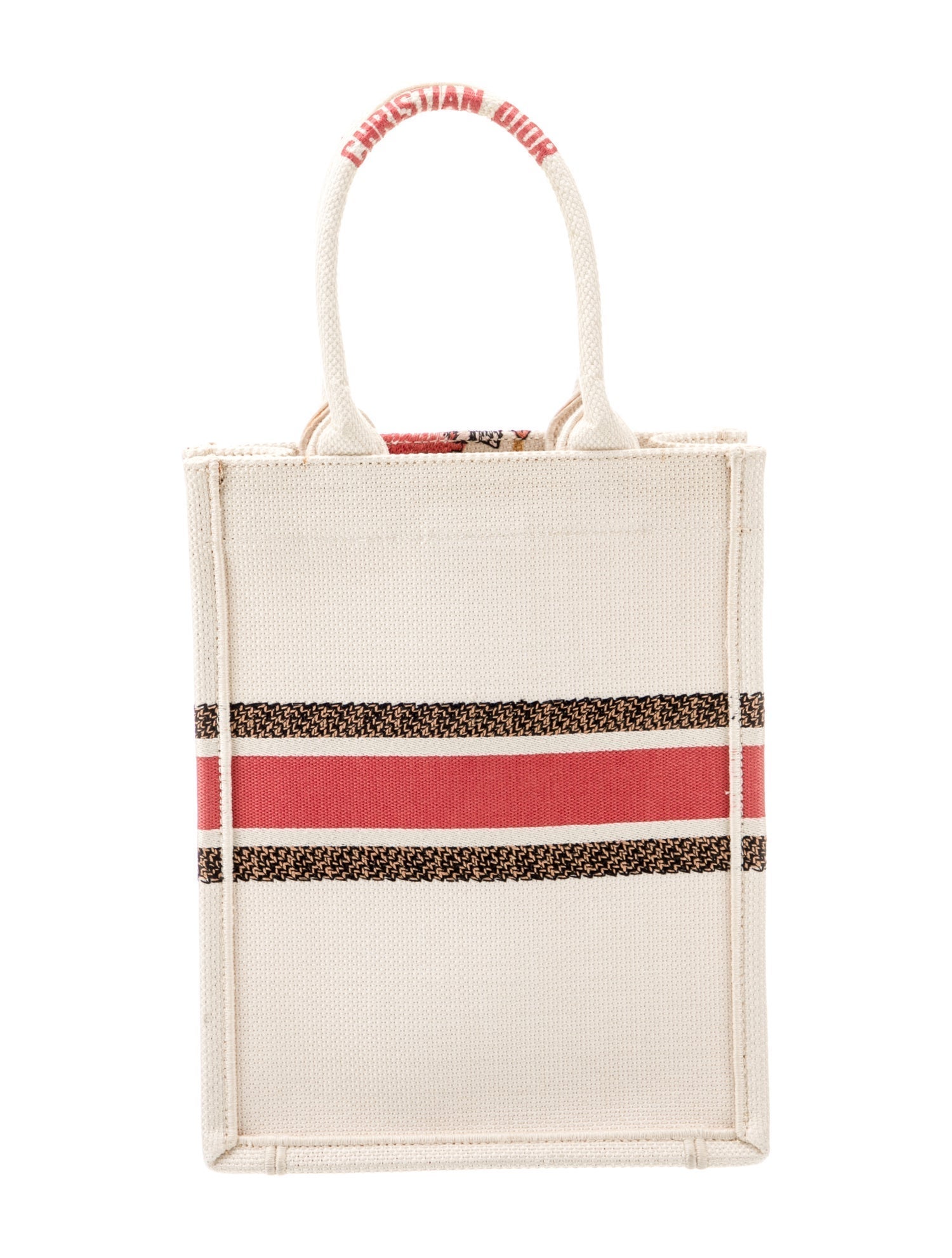 Christian Dior Canvas Fleurs Bibliques Embroidery Vertical