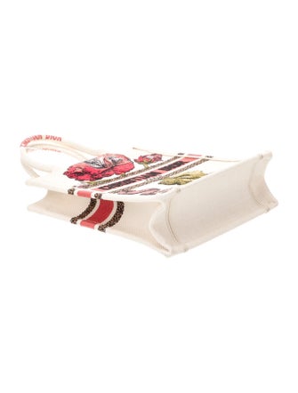 Christian Dior Canvas Fleurs Bibliques Embroidery Vertical