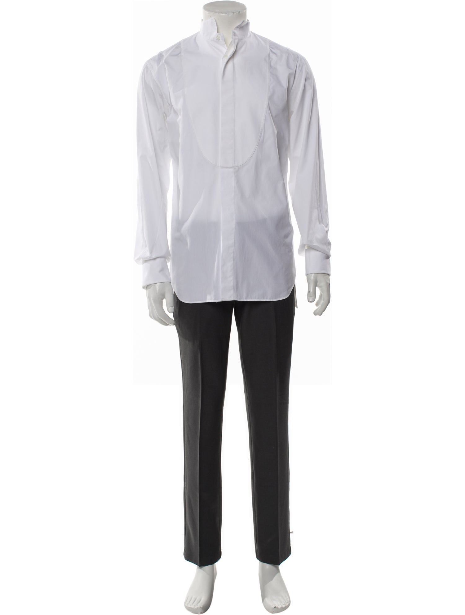 DIOR MEN 2020 Bee Accent Tuxedo Shirt