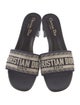 Christian Dior Striped Slides