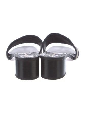 Christian Dior Striped Slides