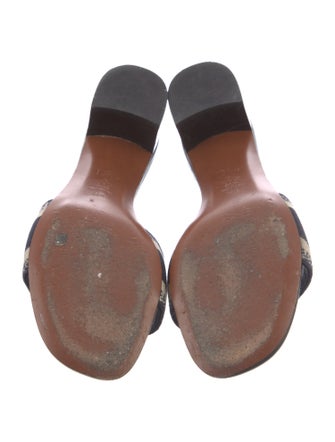 Christian Dior Striped Slides