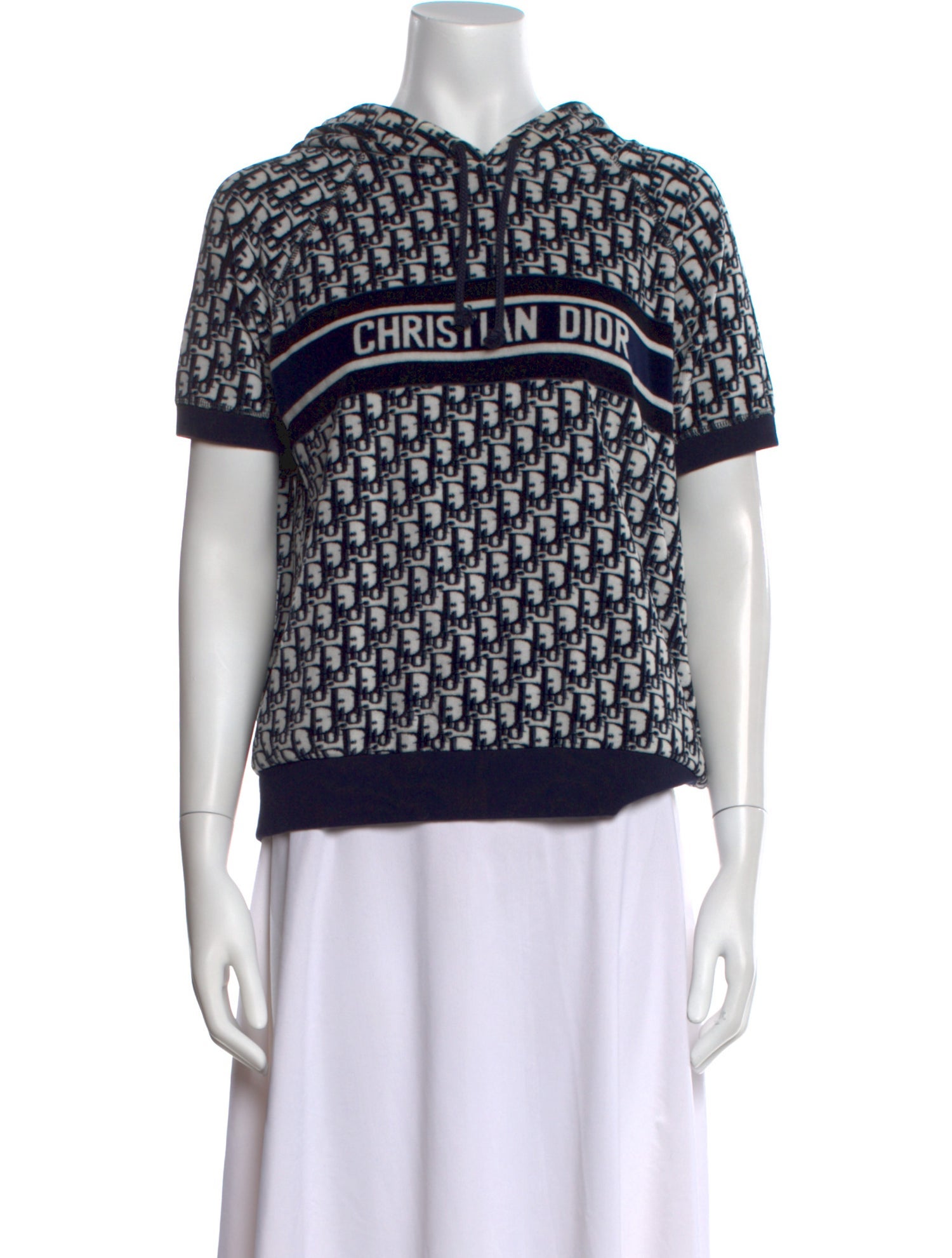 Christian Dior Printed Crew Neck Sweatshirt