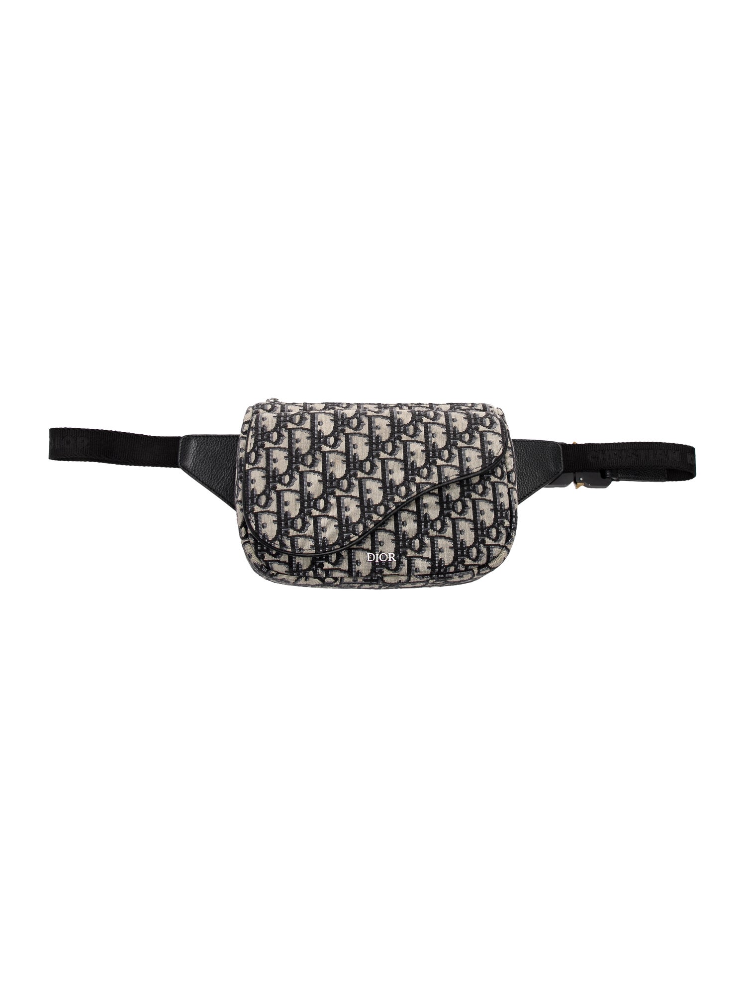 DIOR MEN Oblique Jacquard "World Tour" Saddle