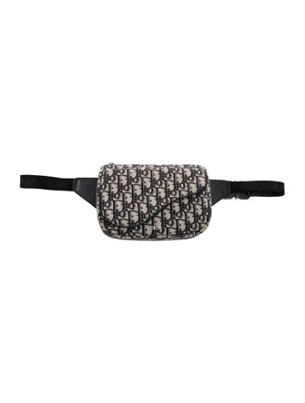 DIOR MEN Oblique Jacquard "World Tour" Saddle