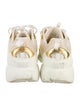 Christian Dior Mesh Leather Trim Embellishment Chunky Sneakers