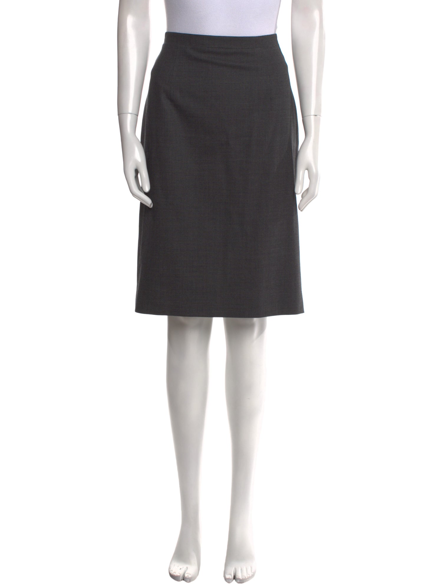 Christian Dior Wool Knee-Length Skirt