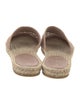 Christian Dior Canvas Embroidered Accent Mules