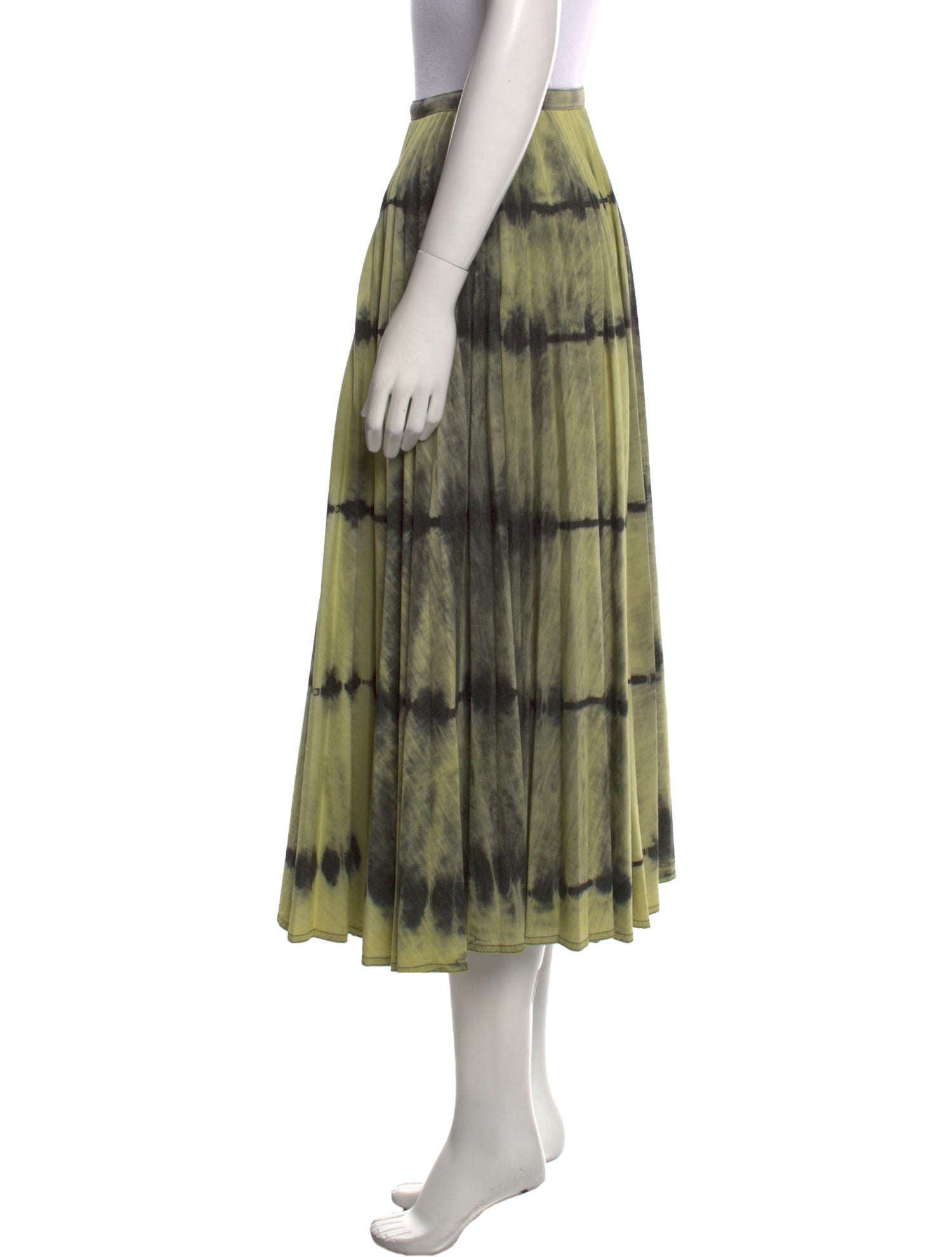 Christian Dior Tie-Dye Print Midi Length Skirt