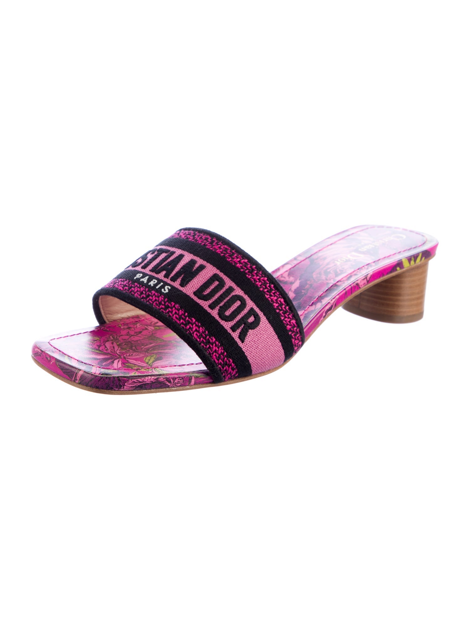 Christian Dior Canvas Printed Flats