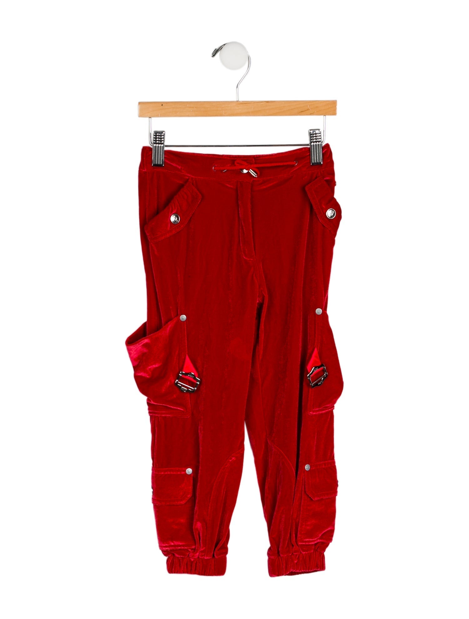 Christian Dior Girls Velvet Cargo Joggers
