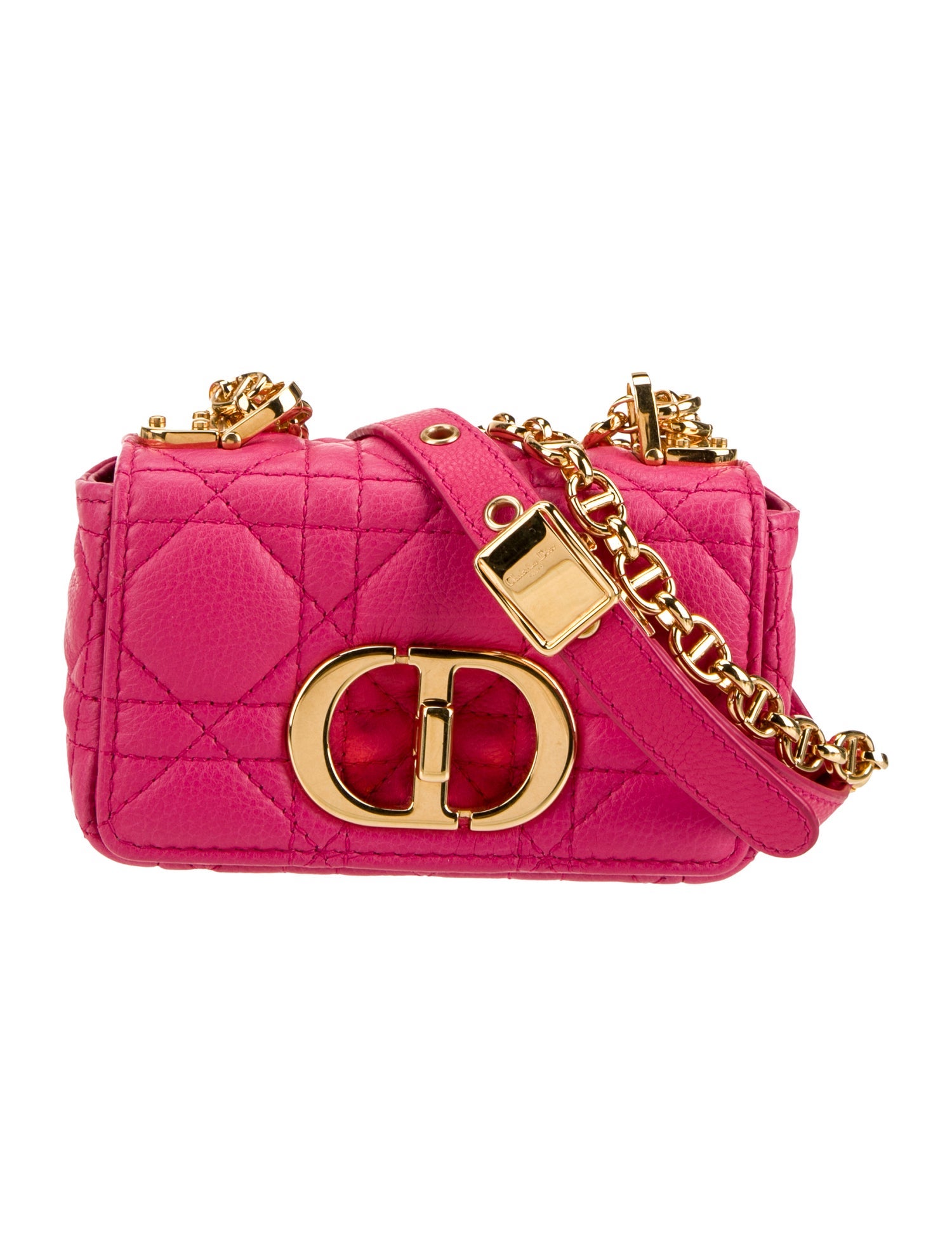 Christian Dior Cannage Caro Micro