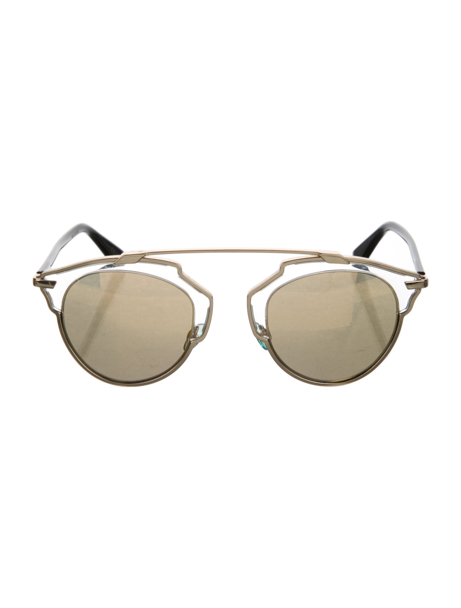 Christian Dior Round Mirrored Sunglasses