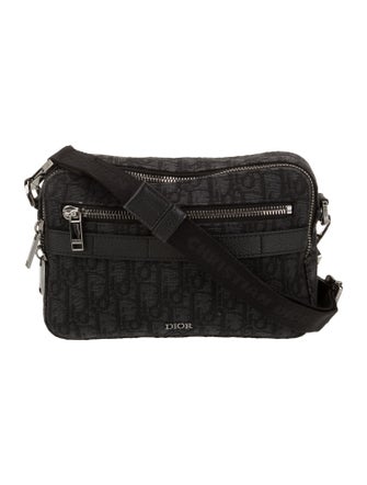 DIOR MEN Oblique Jacquard Crossbody Bag 2022
