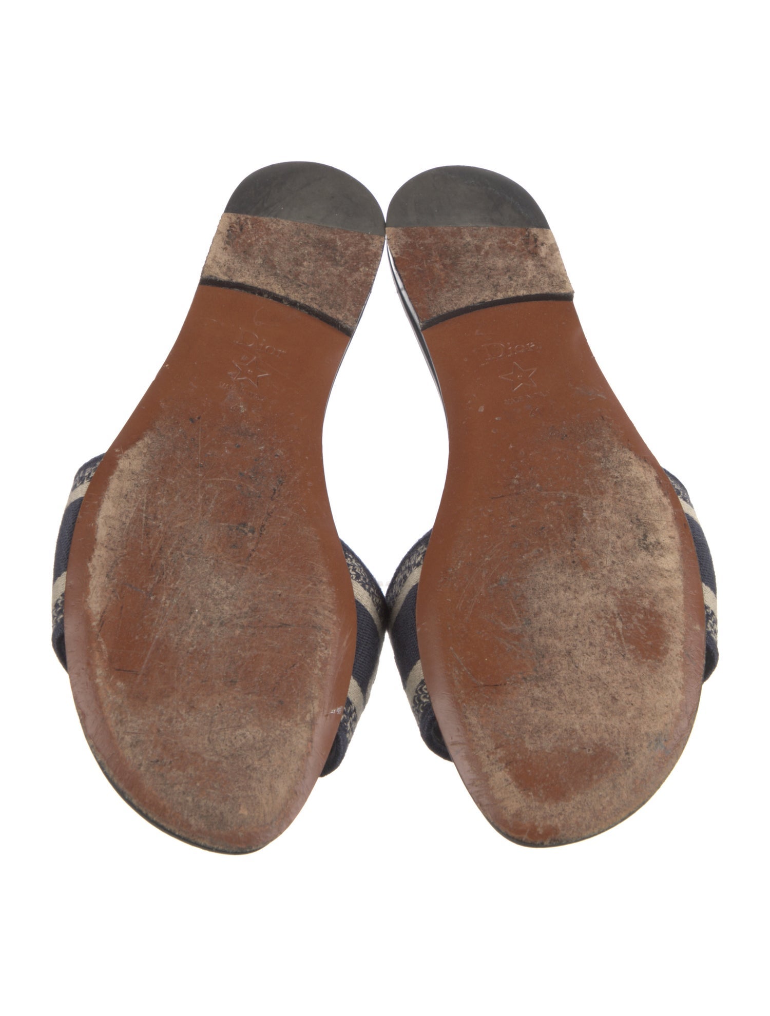 Christian Dior Canvas Printed Flats