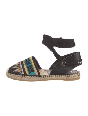 Christian Dior Canvas Printed Espadrilles