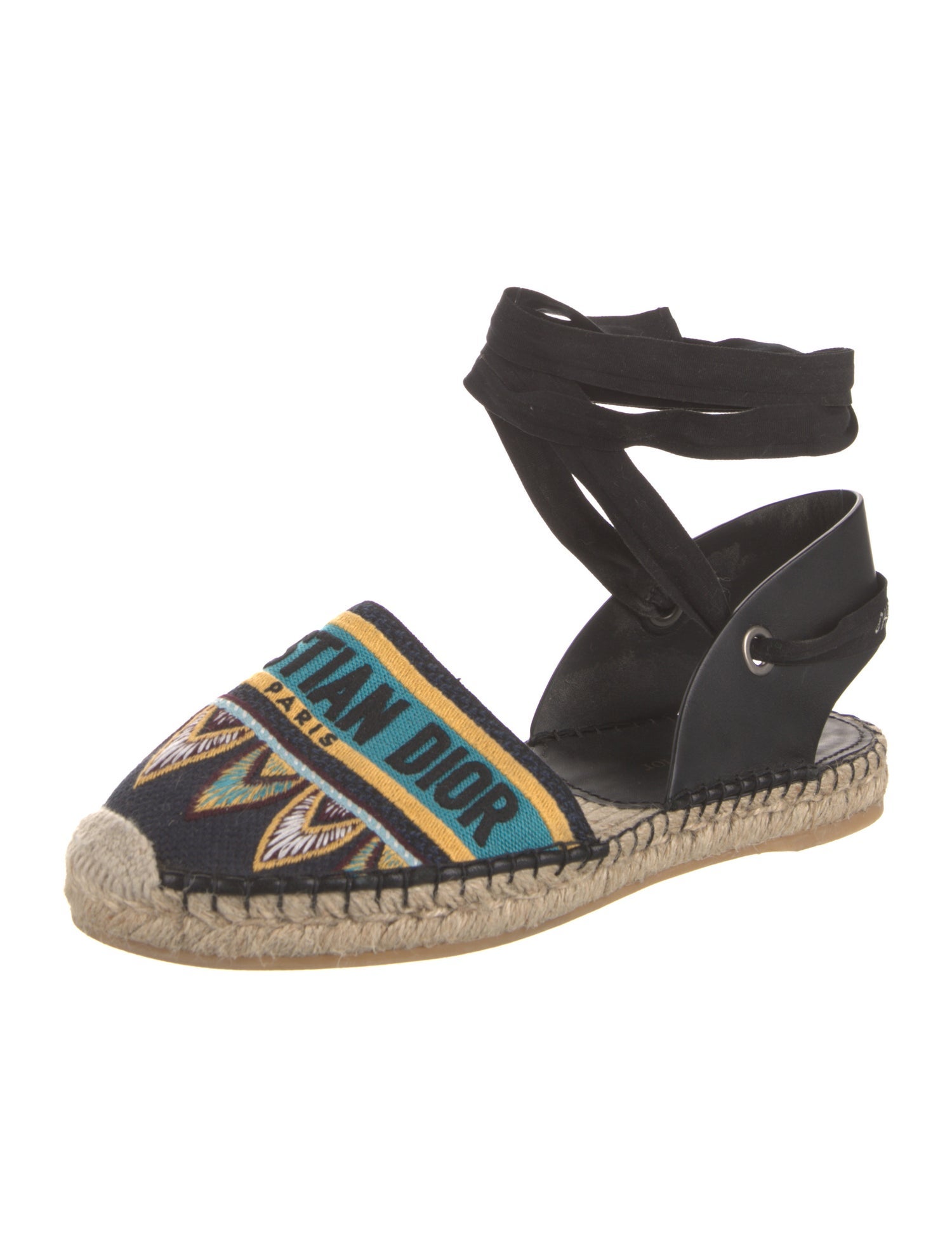 Christian Dior Canvas Printed Espadrilles
