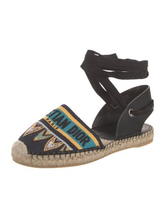Christian Dior Canvas Printed Espadrilles