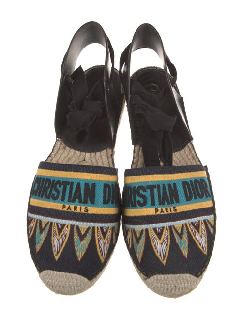 Christian Dior Canvas Printed Espadrilles