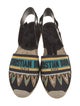 Christian Dior Canvas Printed Espadrilles
