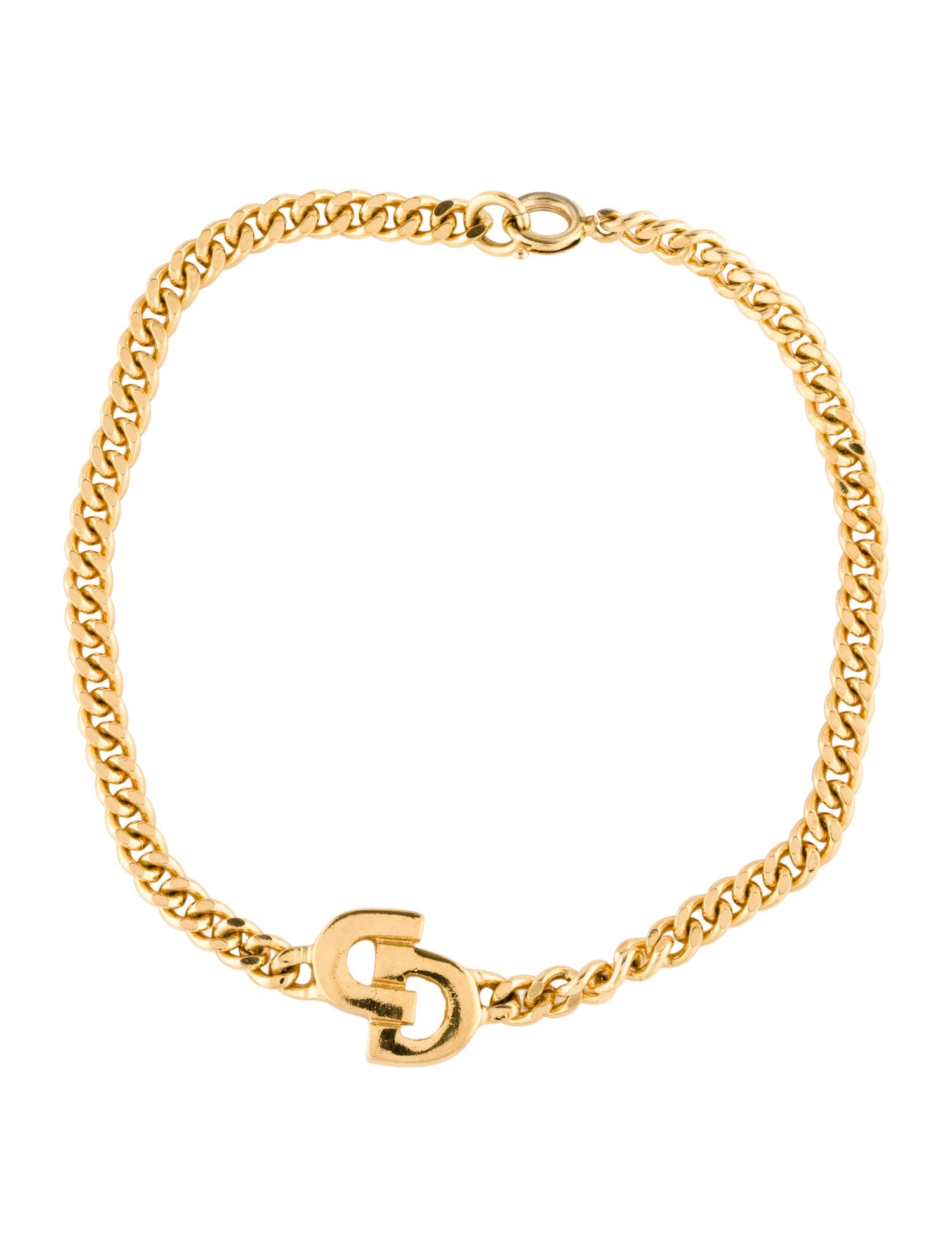 Christian Dior Vintage CD Station Bracelet