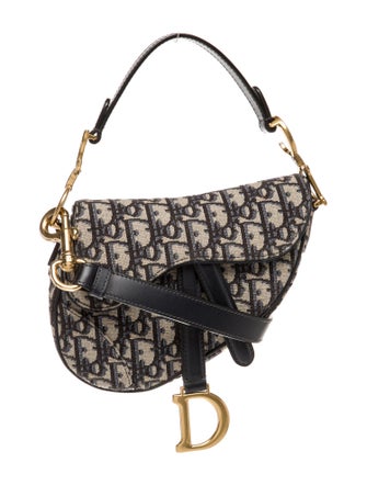Christian Dior Oblique Jacquard Oblique Saddle Mini 2022