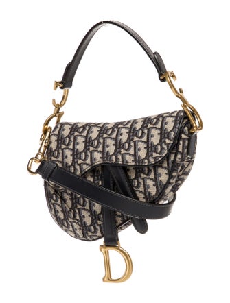Christian Dior Oblique Jacquard Oblique Saddle Mini 2022