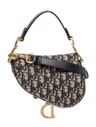 Christian Dior Oblique Jacquard Oblique Saddle Mini 2022