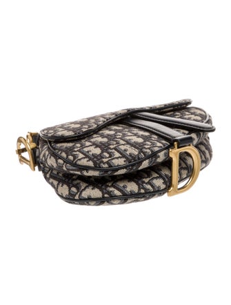 Christian Dior Oblique Jacquard Oblique Saddle Mini 2022