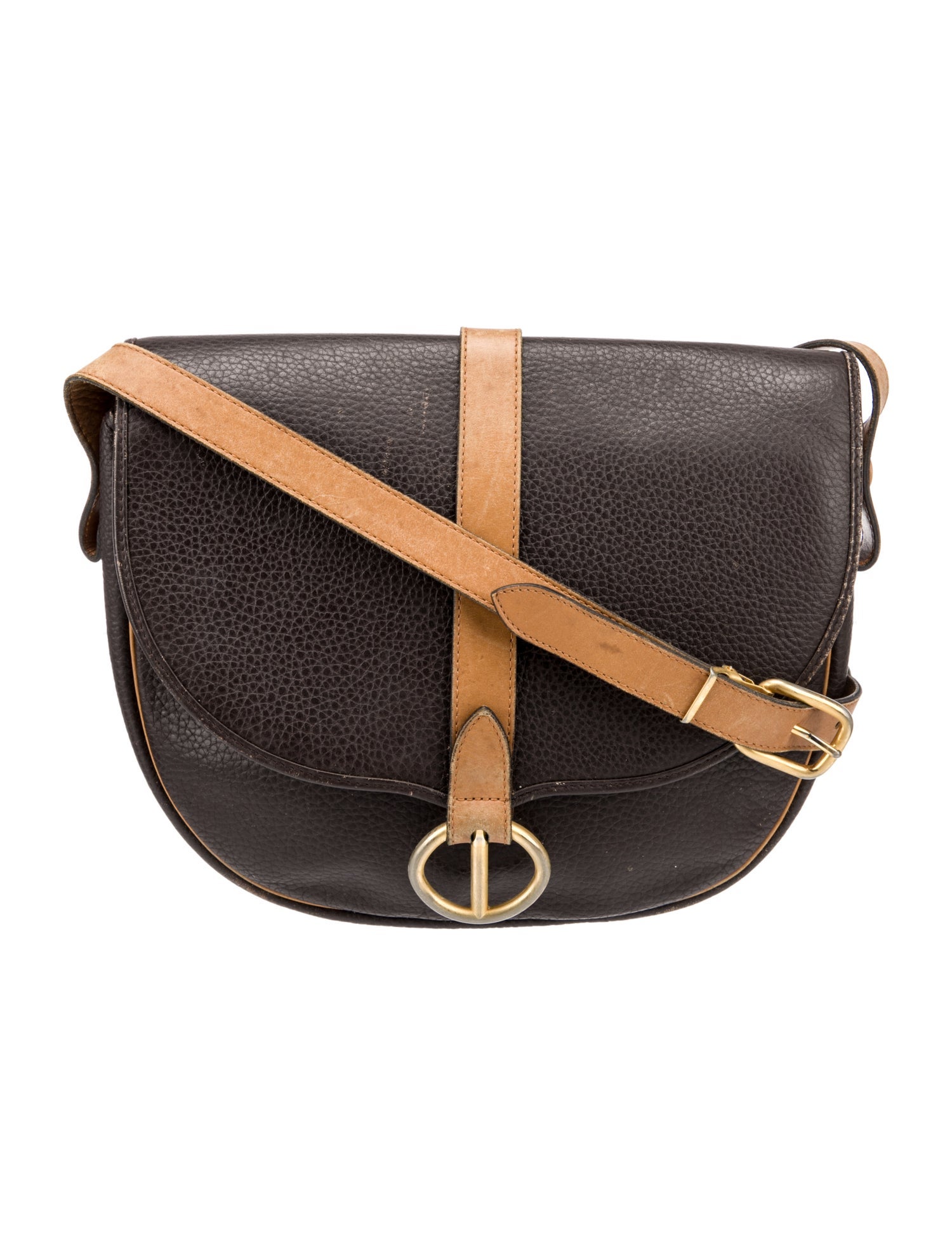 Christian Dior Leather Messenger Bag Small Vintage