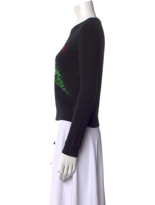 Christian Dior Cashmere Graphic Print Sweater