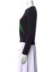 Christian Dior Cashmere Graphic Print Sweater