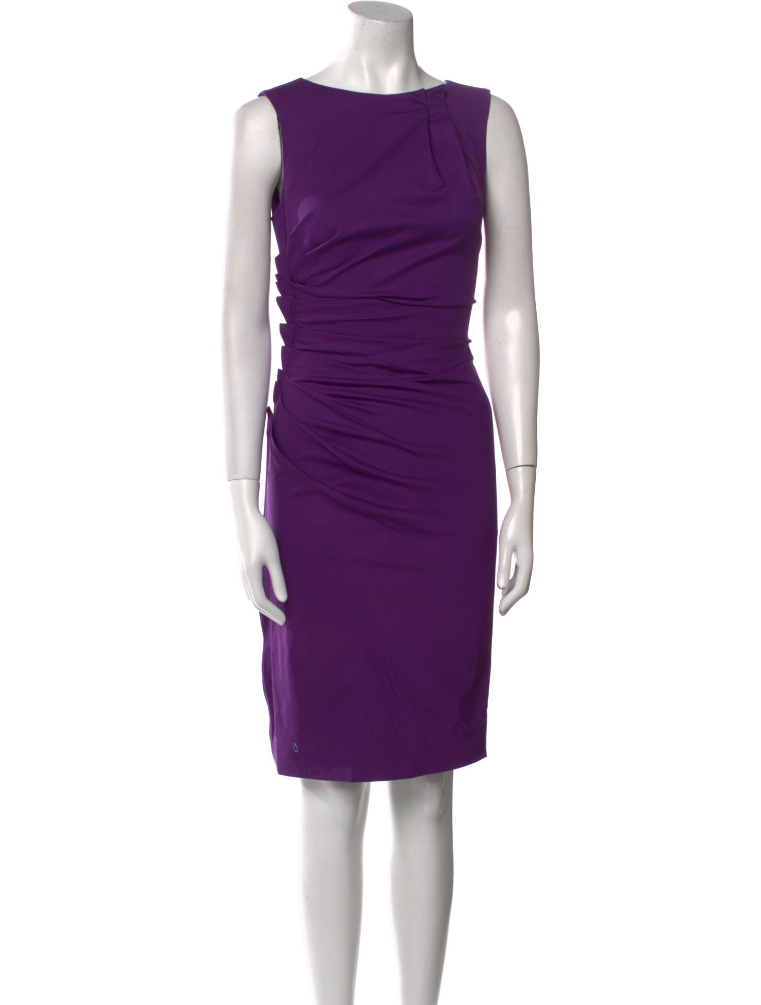 Christian Dior Bateau Neckline Knee-Length Dress