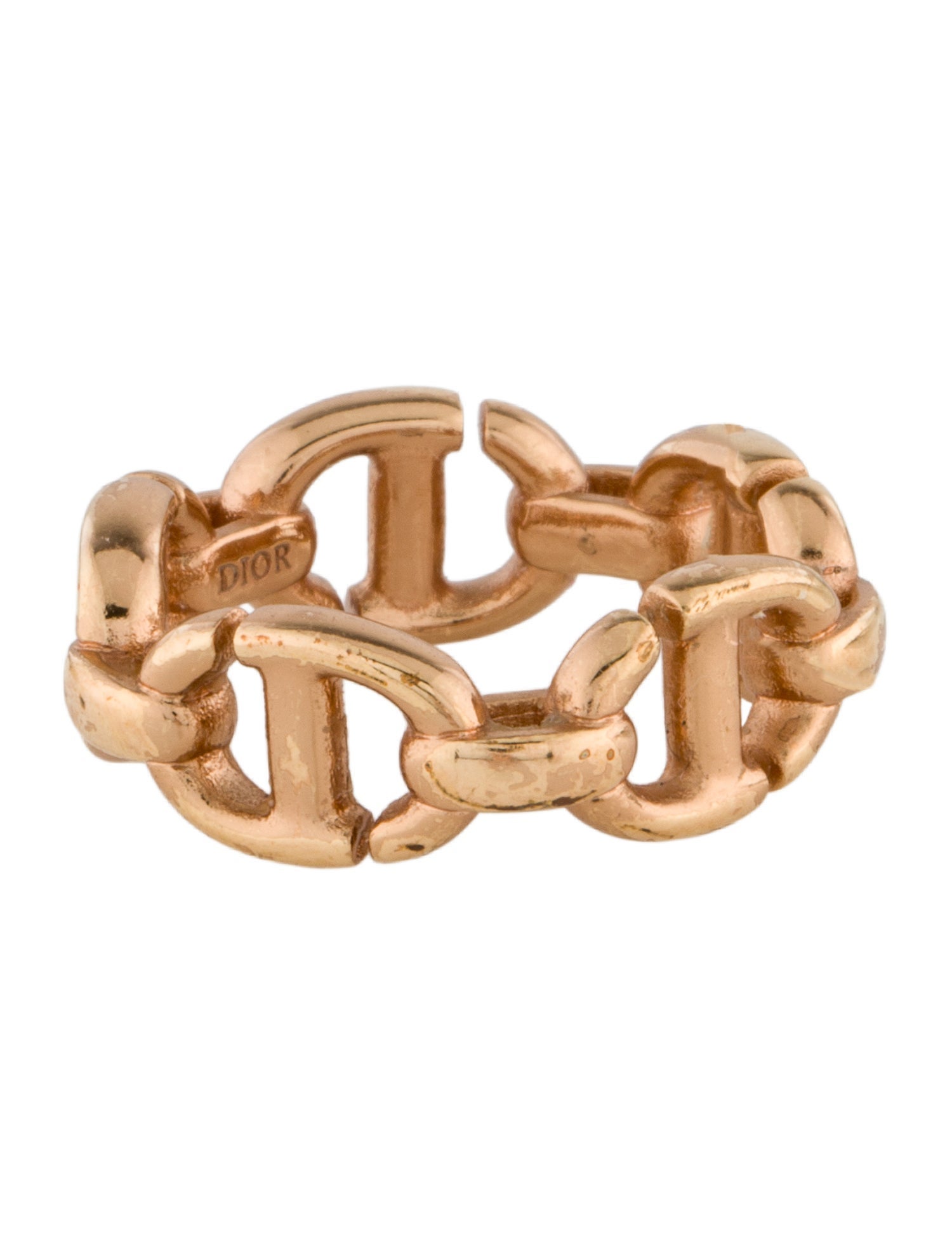 Christian Dior CD Navy Ring