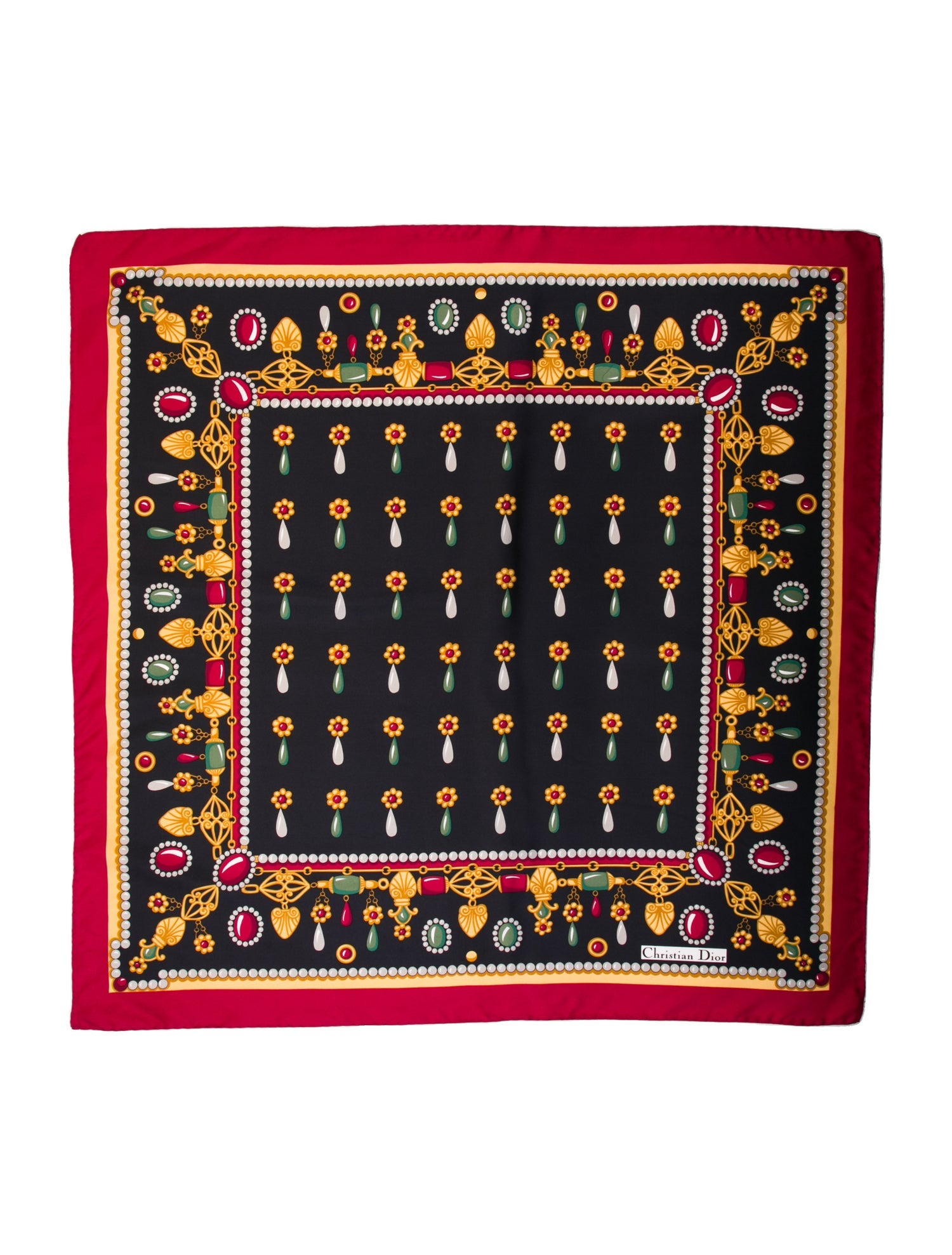 Christian Dior Silk Printed Scarf