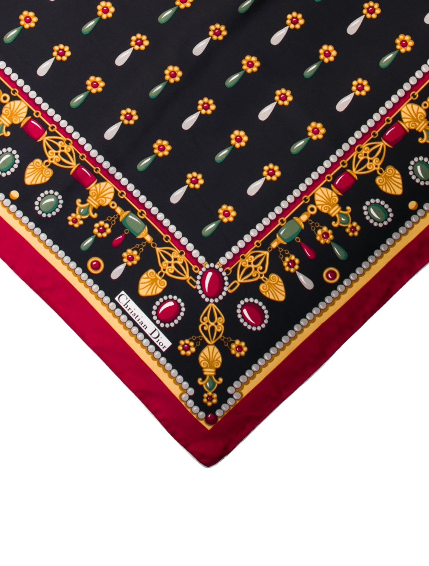 Christian Dior Silk Printed Scarf