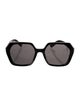 Christian Dior Square Tinted Sunglasses