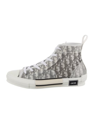 Dior MEN Boots Oblique Jacquard Mesh Lace-Up 12.5