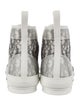 DIOR MEN Oblique Jacquard Mesh Lace-Up Boots